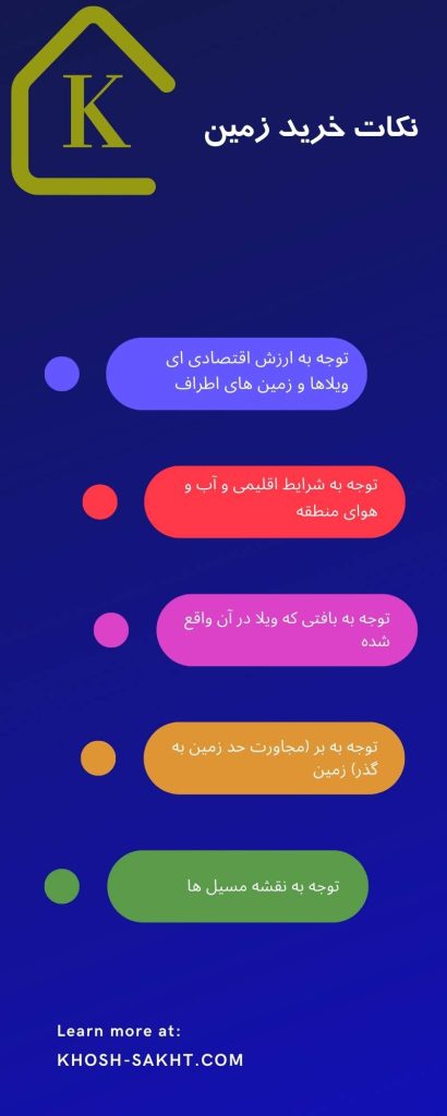 نکات مهمی که در خرید زمین ویلا باید حتما به آن توجه کرد