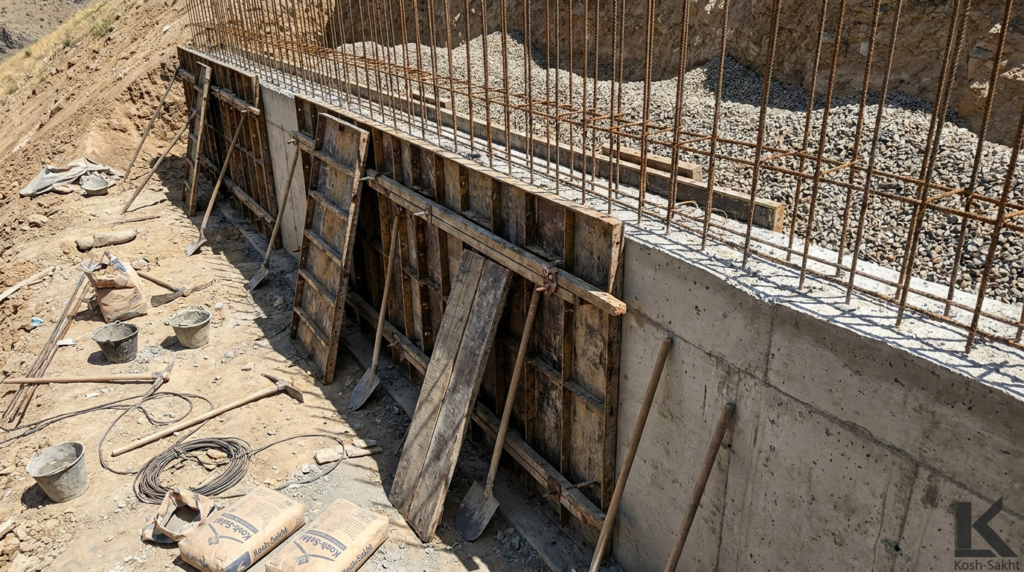 reinforced retaining wall